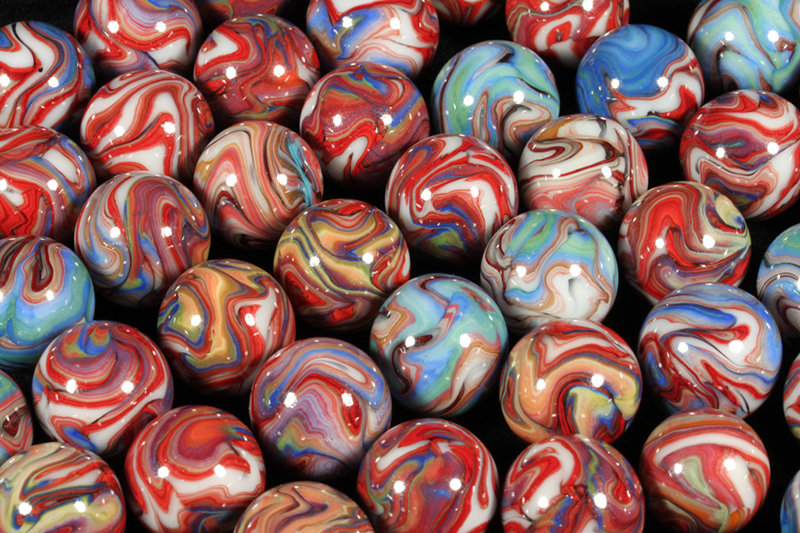 Shooters Marbles Lot Of 100 Mixed Jabo Classic And New Special Runs Marbles 